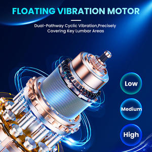 Marca personalizada calefacción vibración Airbag cinturón de masaje Lumbar soporte de cintura compresión caliente masajeador de espalda para aliviar el dolor - Product Image 5