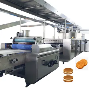 Línea de producción de galletas automática, estándar nacional, fábrica de DONG