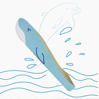 Conception de baleine de haute qualité intérieur pratique panneau à gratter pour chat en papier ondulé de haute qualité
