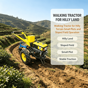 Tracteur à main 8-32 CV avec remorque, polyvalent, facile à utiliser <span class=keywords><strong>pour</strong></span> le <span class=keywords><strong>transport</strong></span> agricole et les travaux sur le terrain - Product Image 2