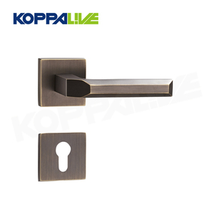 KOPPALIVE Luxury Hotel Big Solid Brass <strong>Door</strong> Lever Set Bedroom <strong>Bathroom</strong> <strong>Lock</strong> Split Dummy Wooden <strong>Door</strong> Handle - Product Image 6