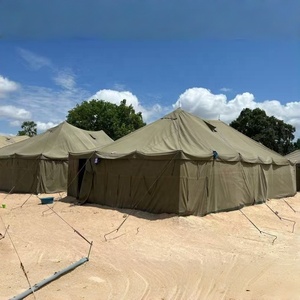 Tente de camping classique pour 20 personnes, 5x10m, vert olive, modèle Squad, usage général, taille moyenne, <span class=keywords><strong>abri</strong></span> de camping grand format GP - Product Image 2