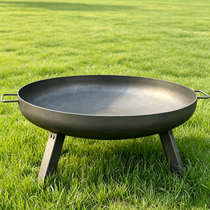 Modern Durable Carbon Steel <strong>Fire</strong> <strong>Pit</strong> <strong>Wood</strong> Burning Round Outdoor <strong>Fire</strong> Bowl Portable for Party Patio Camping Garden Decoration - Product Image 5