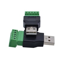 Adaptador USB A a Bloque de Conexión de 5 Pines OKYN0752, Conector sin Soldadura para Proyectos DIY