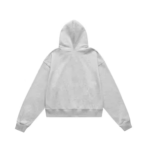 <b>Men's</b> Hoodies Sweatshirts Heavyweight <b>Pullover</b> Streetwear 100% Cotton Puff Printing Custom Oversized Hoodie for <b>Men</b> - Product Image 6