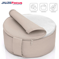 Coussin de méditation ergonomique personnalisable en sarrasin et en zafu pour la pratique du zen, coussins lombaires