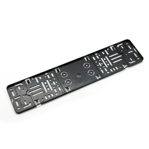 Telaio targa in plastica nera di alta qualità in stile tedesco con targa in bianco per il mercato Euro e Russia - Product Image 6