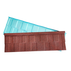Carrelage de toit en pierre revêtu, goutteurs d'eau, de couleur vin rouge, vente en gros - Product Image 5