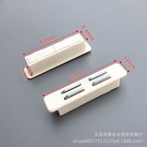 White Magnetic Door Catch <b>Small</b> Size 35mm For Cabinet Door Hardware Accessory - Product Image 2