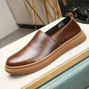 Mocassini da <span class=keywords><strong>Uomo</strong></span> in Pelle di Vacchetta Morbida a Strato Singolo Molto Comodi, Nuovi Slip-on Traspiranti Estivi 2026 - Product Image 6