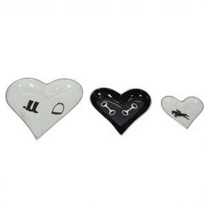 Juego de Tazones Decorativos de Metal para Servir Alimentos, Diseños Ecuestres, Tazones para Frutas y Dulces, Decoración para Mesa de Fiesta - Product Image 1