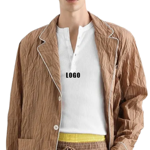 Débardeur Homme Uni à Col Boutonné, Personnalisable avec Logo, Haute Qualité, 100% Coton - Product Image 1