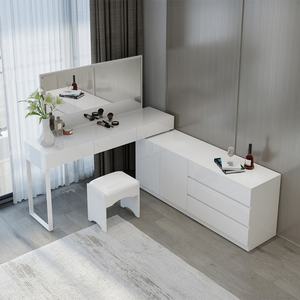 Table console pour salon, table console avec miroir LED pour table de maquillage - Product Image 2