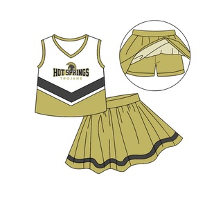 Su misura fratello e sorella uniforme scolastica per ragazze manica corta gonna corta da competizione per ragazze uniforme scolastica a squadre - Product Image 1