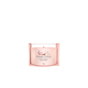 YANKEE CANDLE - VELA VOTIVA EN VIDRIO ROSA - Product Image 1