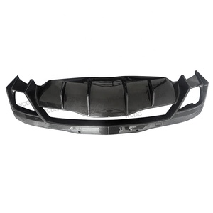 Sợi Carbon Phía Sau Bumper Khuếch Tán Cho Chevrolet Corvette C8 2019 + Tháng 4 Phong Cách Phía Sau Thấp Hơn Lip Khuếch Tán Spoiler Splitter Xe Bodykit - Product Image 2