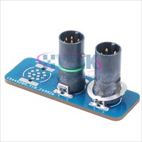 HYsik-conector macho y hembra para montaje en superficie, conector 4 5 8