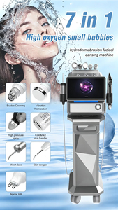 Máquina facial de oxígeno 7 en 1, equipo multifuncional para el cuidado de la piel, para uso en clínicas y salones, enchufe europeo, material plástico - Product Image 6