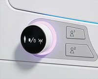 WC intelligent haut de gamme en céramique à poser au sol, avec bidet intégré et fonction automatique, pour salle de bain