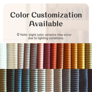 أريكة قماشية حديثة بثلاثة مقاعد قابلة للطي بتصميم قطاعي عصري للاستخدام في الشقق - بيع بالجملة من المصنع - Product Image 2