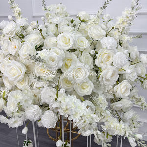 DKB - Rosas Blancas Colgantes Artificiales en Oferta, Centros de Mesa Grandes para Decoración de Bodas - Product Image 3
