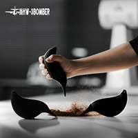 MHW-3BOMBER Souffleur d'air en silicone, outil de nettoyage manuel pour moulin à café, buse en acier inoxydable, dépoussiéreur pour équipement de barista