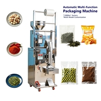 Machine d'emballage verticale multifonctionnelle automatique pour granulés, poudre, céréales, aliments, sachets, pesage, remplissage, scellage