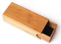 Boîte à lunettes ronde en bois véritable sculptée en creux personnalisée étui à lunettes de soleil en bambou étui à lunettes en bambou avec logo personnalisé étui à lunettes en bambou