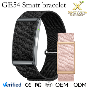 Bracelet intelligent ECG sans écran GE54, moniteur de fréquence cardiaque HRV, SpO2, sommeil, stress, IMC, étanche IP68, plus de 120 modes sportifs, compatible Android et iOS - Product Image 1