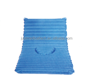 Colchón de aire de 22 tubos a rayas con orificio para inodoro - Product Image 2