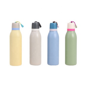 Offres Spéciales 18 oz 24 oz Double paroi en acier inoxydable 304 sans BPA gobelet étanche <span class=keywords><strong>Thermos</strong></span> de voyage en plein air avec poignée en paille - Product Image 1