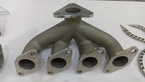 جودة عالية مخصصة 3D الطباعة الألومنيوم الفولاذ المقاوم للصدأ المعادن العادم مشعب للسيارات/دراجة نارية أجزاء - Product Image 4