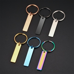 Portachiavi in Metallo a Barra Lucidato a Specchio in Acciaio Inossidabile per Incisione Personalizzata di Logo e <span class=keywords><strong>Nome</strong></span> - Product Image 5