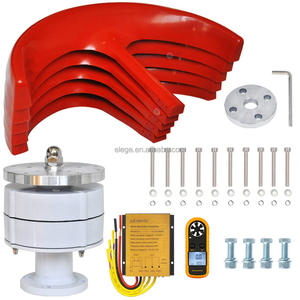 Venta al por mayor en grandes cantidades más barata para más de 100 USD/60 USD por unidad: Aerogenerador doméstico de eje vertical pequeño de 100W, 500W, 800W, EL-800W, 500W V - Product Image 4