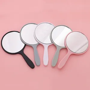 SAIYII Wholesale Cheap Small Travel Makeup Mirror Portable Round Handheld Hand Mirror Compact Cosmetic Mirror For Women