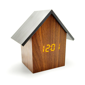 Оптовая продажа, высококачественные деревянные светодиодные настольные часы для уличной гостиной, кухни, офиса, цифровые настольные и настольные часы - Product Image 4