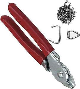 פלדה נקניק ידני קליפר הסגר pier נקניק סיבי תרמילים ושקי בשר חזיר טבעת pier c כלוב להרכיב כלי - Product Image 2