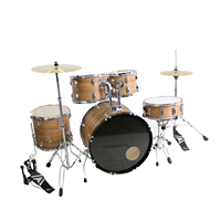 Super September Moq1 Penjualan Panas Pabrik Kustom Warna Chrome Lugs 5 Piece Drum Set Drum Profesional untuk Dijual