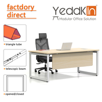 Base de table en acier au carbone ultra stable, grande, écologique, pour bureau, salle à manger, poste de travail
