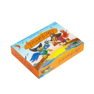 紙段ボールカスタムロゴ子供キッズゲームスポーツカード収納グリーティングカード品揃えカード用確認ボックス