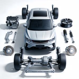 Nouvel ensemble d'accessoires d'origine Geely Binyue 2025 2024 2023 : poignée de porte, lève-vitre, actionneur de verrouillage, miroir et verre VIT - Product Image 2