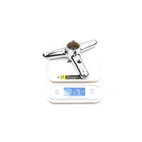 Robinet de douche thermostatique moderne en laiton chromé poli à poignée unique, avec cartouche céramique, 2 trous, garantie 3 ans