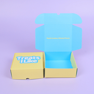 Caja de Cartón Corrugado Ecológica, Venta al Por Mayor, Suministro Directo de Fábrica, Caja de Embalaje para Galletas y Aperitivos - Product Image 1
