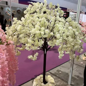 X43 branche de cerisier artificiel personnalisé en plastique renforcé de Fiber de verre, remplaçable pour la décoration de Table de mariage