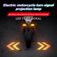 Cool Moteur Frein Queue LED Lampe RGB Ambre Moto Avertissement Clignotant Indicateurs Lumières Moto Projection Clignotant Lumière