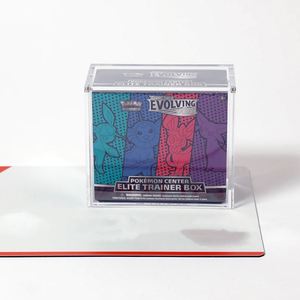 Boîte de présentation pour cartes à collectionner avec guides pour cartes, cube de rangement en plastique pré-assemblé pour utilisation sur bureau - Product Image 6