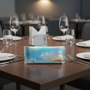 Lingettes pour <span class=keywords><strong>les</strong></span> mains jetables à l'aloe vera en <span class=keywords><strong>deux</strong></span> parties, emballage individuel, logo personnalisé, pour restaurants, 2026 - Product Image 2