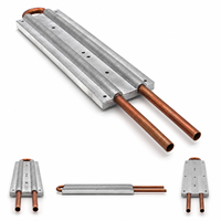 Plaque de refroidissement liquide usinée CNC, plaque froide en aluminium sur mesure OEM pour systèmes de refroidissement de batteries au lithium