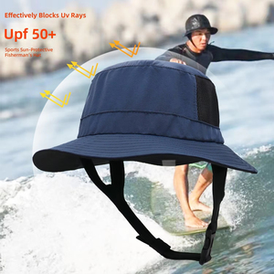 หมวกป้องกันแสงแดด หมวกชาวประมงปีกกว้าง ระบายอากาศได้ น้ำหนักเบา UPF50+ หมวกกลางแจ้งสำหรับทำสวนกอล์ฟ - Product Image 1