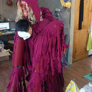 Costume de monstre géant sur échasses effrayant, accessoire pour spectacle de scène d'Halloween, carnaval, <span class=keywords><strong>maison</strong></span> hantée - Product Image 1